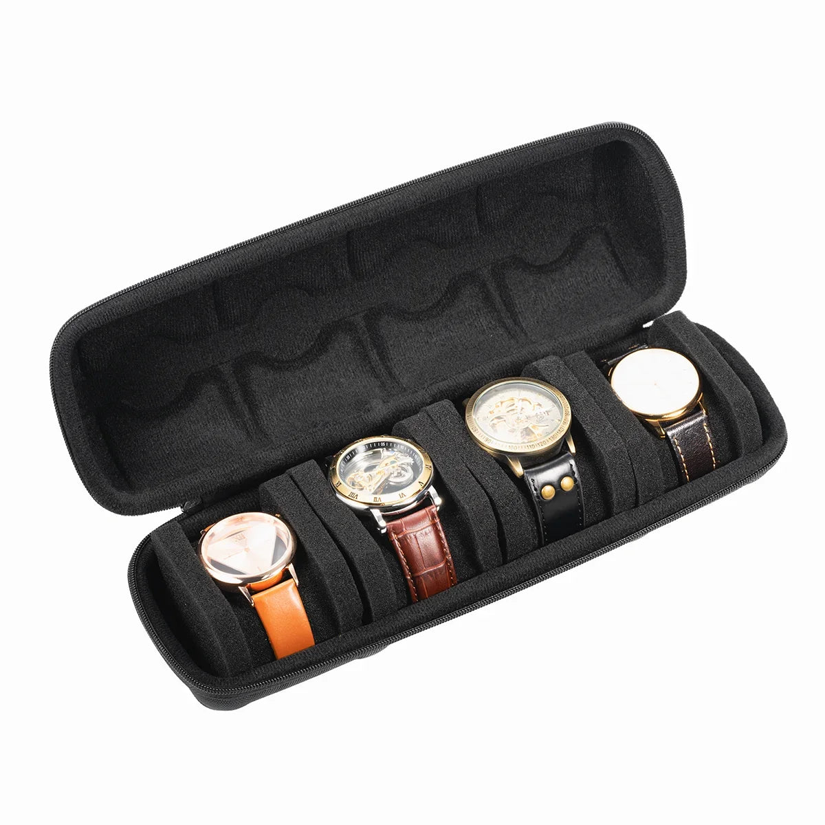 Watch Box Organizer Watch Travel Case Portable Storage Watch Display Holder for Wristwatches and Smart Watches Men Women Gift