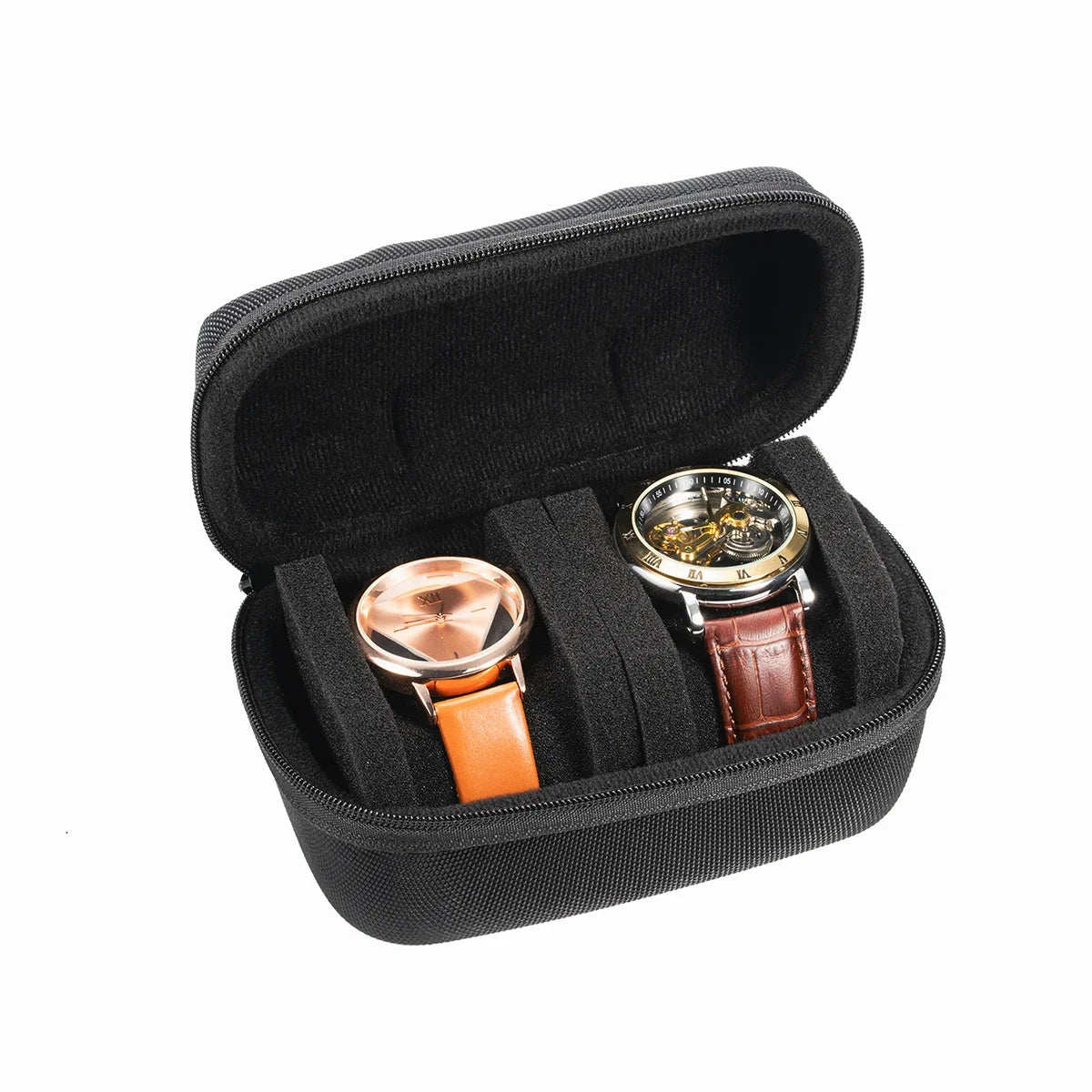 Watch Box Organizer Watch Travel Case Portable Storage Watch Display Holder for Wristwatches and Smart Watches Men Women Gift
