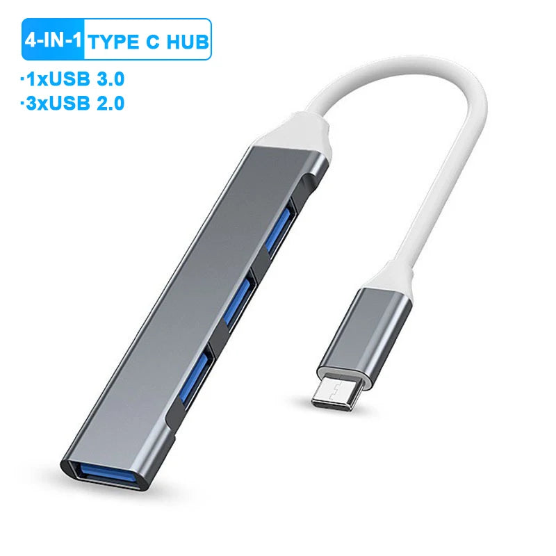7-In-1 USB C Hubs USB C Docking Stations Type C to HDMI Adapter 4K 60Hz USB C Splitter for Samsung Laptop Macbook Air M1 Ipad