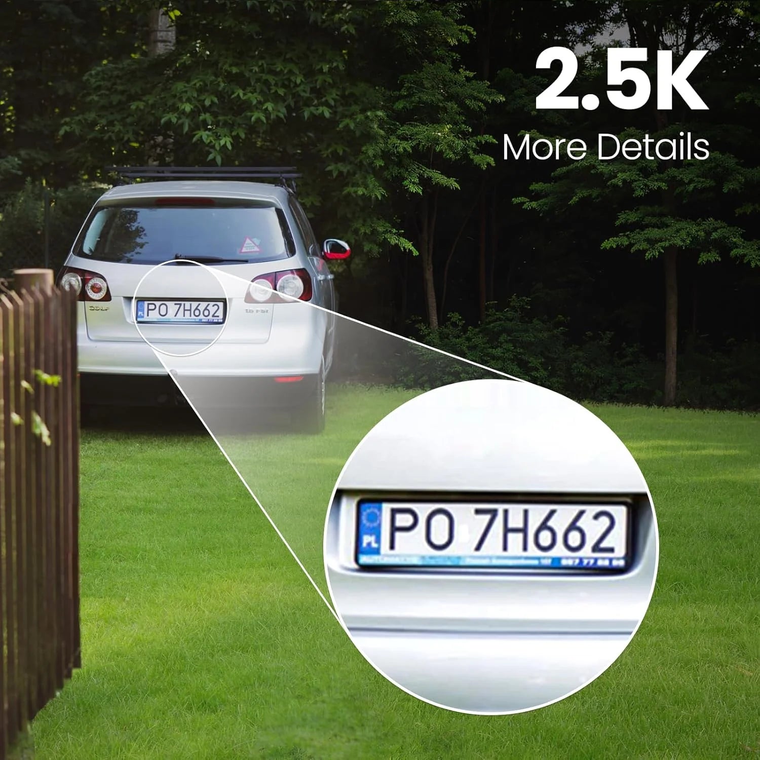 4MP Night Vision Security Cameras for Home, Indoor/Outdoor Wifi Camera with Phone App, 2.4G/5G Connectivity for Baby/Elder/Dog/Pet Camera, Motion Detection, Two-Way Audio, Work with Alexa