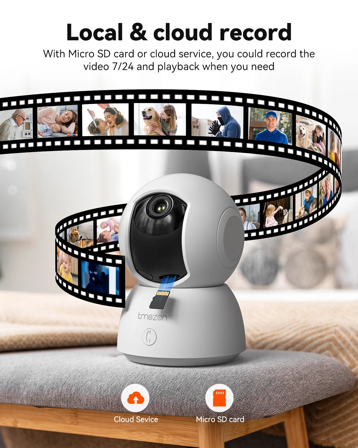 Video Pet Dog Camera Indoor Two Way Wireless