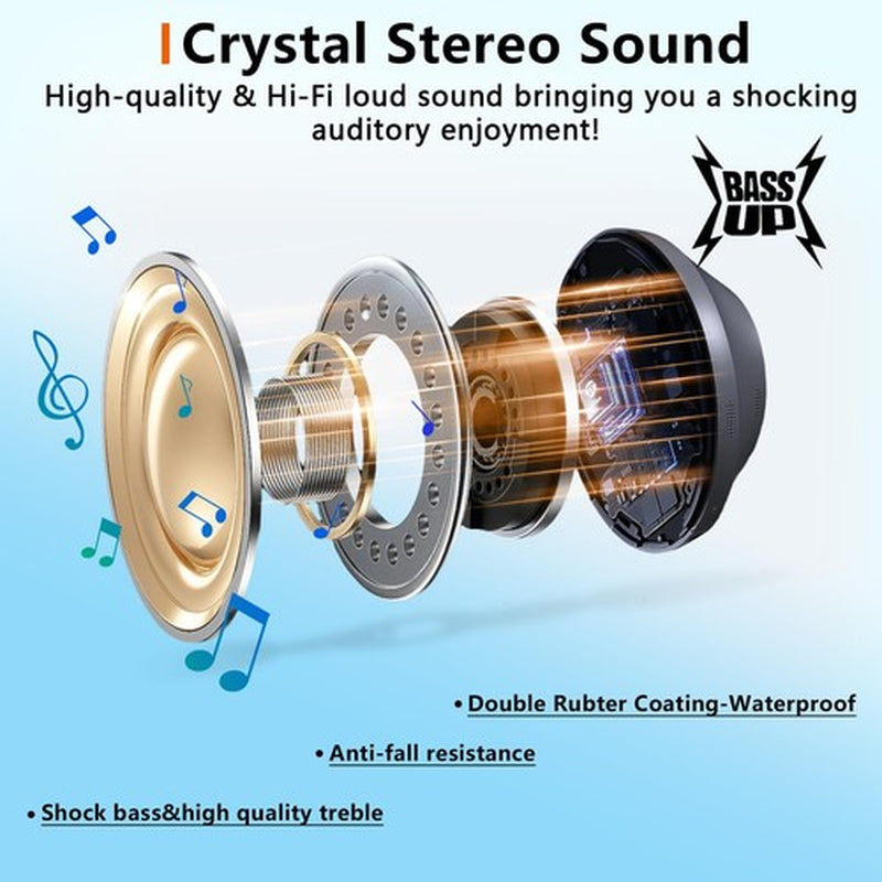 Portable Bluetooth Speakers,Clip-