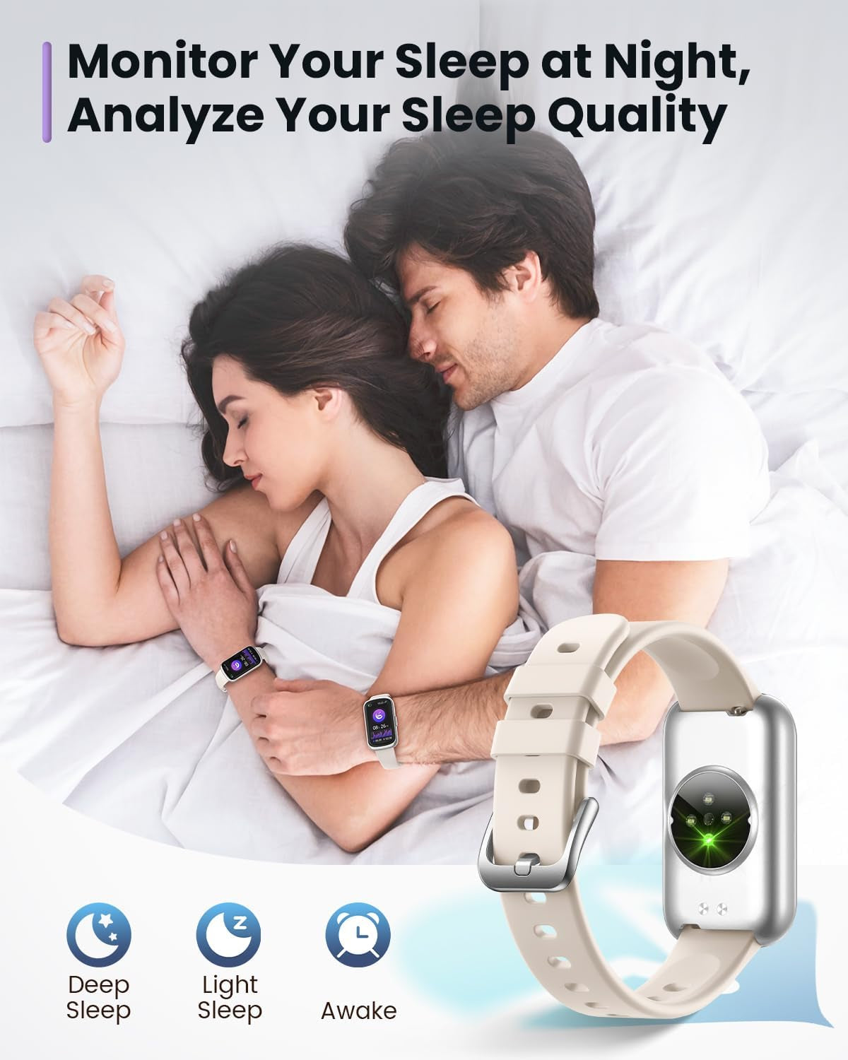 Fitness Tracker- Smart Watches for Women Men with 24/7 Heart Rate Monitor Blood Oxygen Sleep Tracker, Waterproof Fitness Watch, Activity Smartwatch for Android Iphone, Calorie Distance Pedometer, Gift