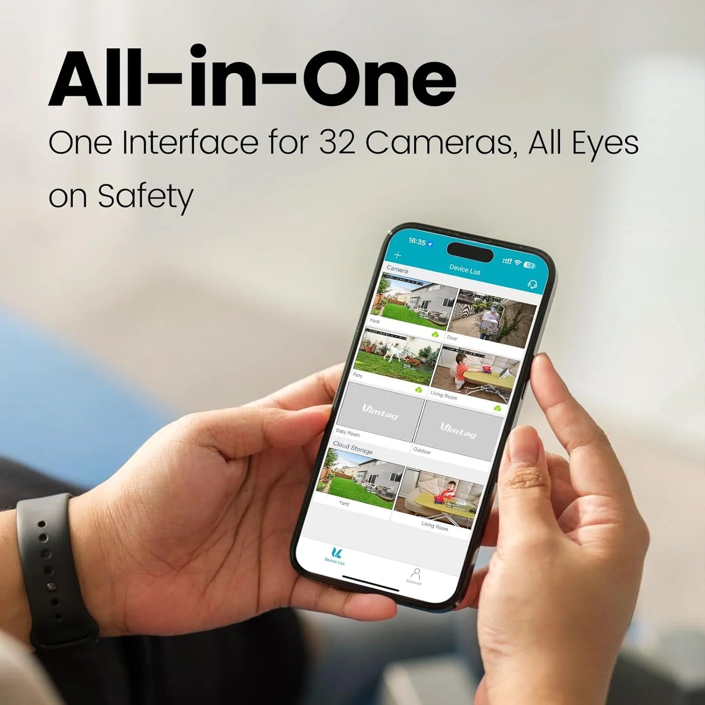 4MP Night Vision Security Cameras for Home, Indoor/Outdoor Wifi Camera with Phone App, 2.4G/5G Connectivity for Baby/Elder/Dog/Pet Camera, Motion Detection, Two-Way Audio, Work with Alexa