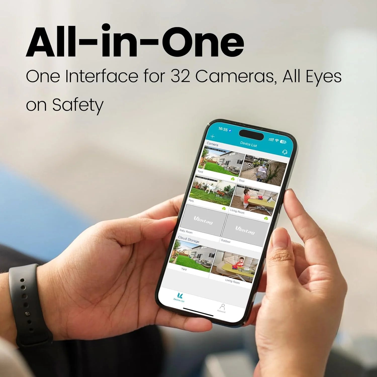 4MP Night Vision Security Cameras for Home, Indoor/Outdoor Wifi Camera with Phone App, 2.4G/5G Connectivity for Baby/Elder/Dog/Pet Camera, Motion Detection, Two-Way Audio, Work with Alexa